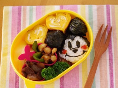 ミッキーフェイスのお弁当
