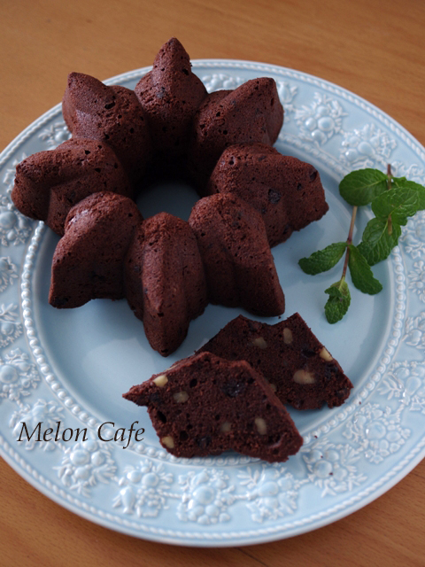 チョコとクルミの男前ケーキ00