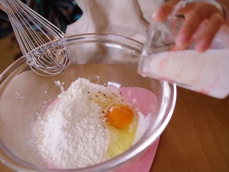 ホットケーキミックスで簡単アメリカンドッグ01