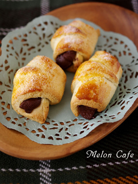 ホットケーキミックスで簡単チョコっとクロワッサン07
