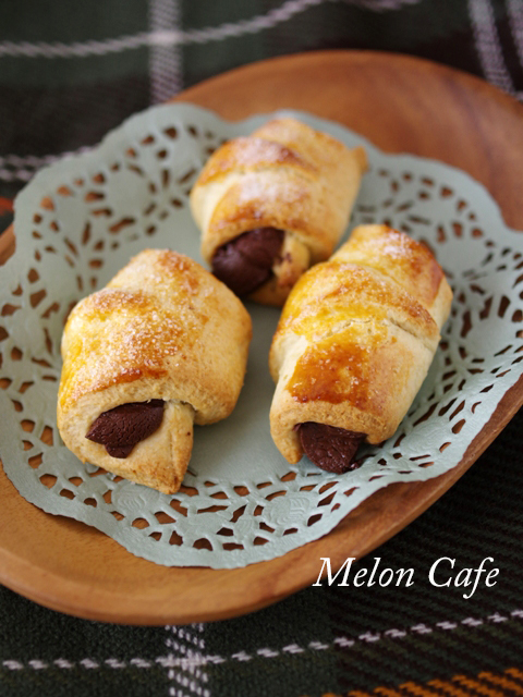 簡単チョコっとクロワッサン超簡単チョコパン