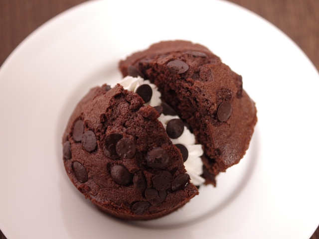ホットケーキミックスで簡単ココアカップケーキ2種07
