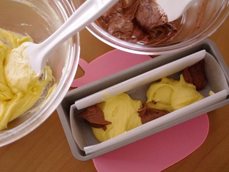 ココアマーブルのパウンドケーキ08