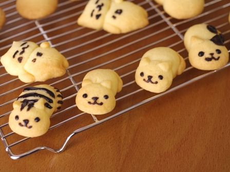 簡単ねこあつめ風クッキー05