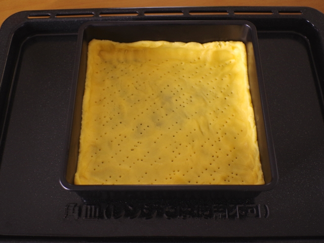 ホットケーキミックスで桜のチーズケーキ02