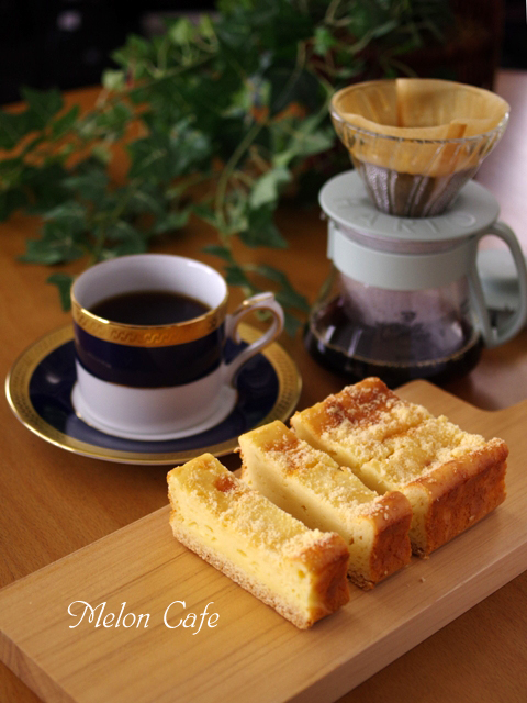 コーヒーによくあう簡単味わいチーズケーキ
