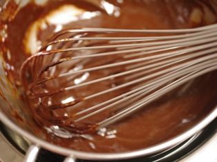 濃厚チョコレートケーキでバースデー10