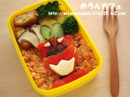 ゴーバスターズのキャラ弁当0