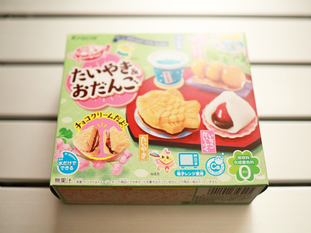 市販菓子大人が作ってみました_たいやき&おだんご_01