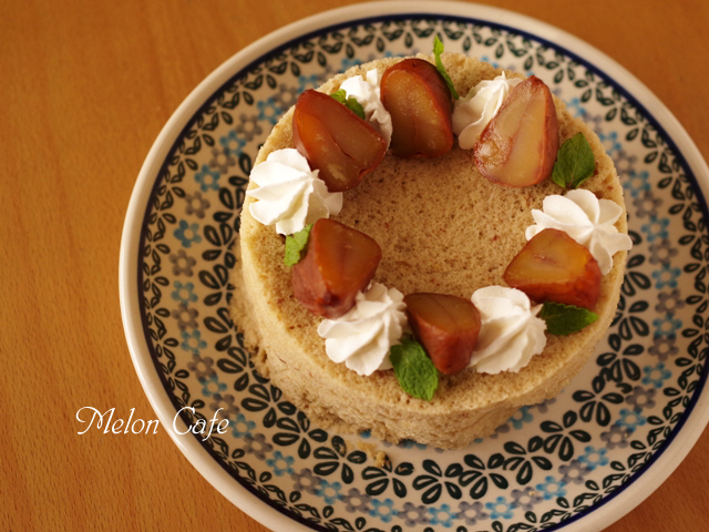 超簡単ホットケーキミックスと栗のクリスマスケーキ00