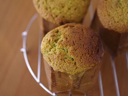 マロンペーストでつくる抹茶のカップケーキ03