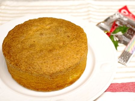 簡単ふわふわホールケーキ