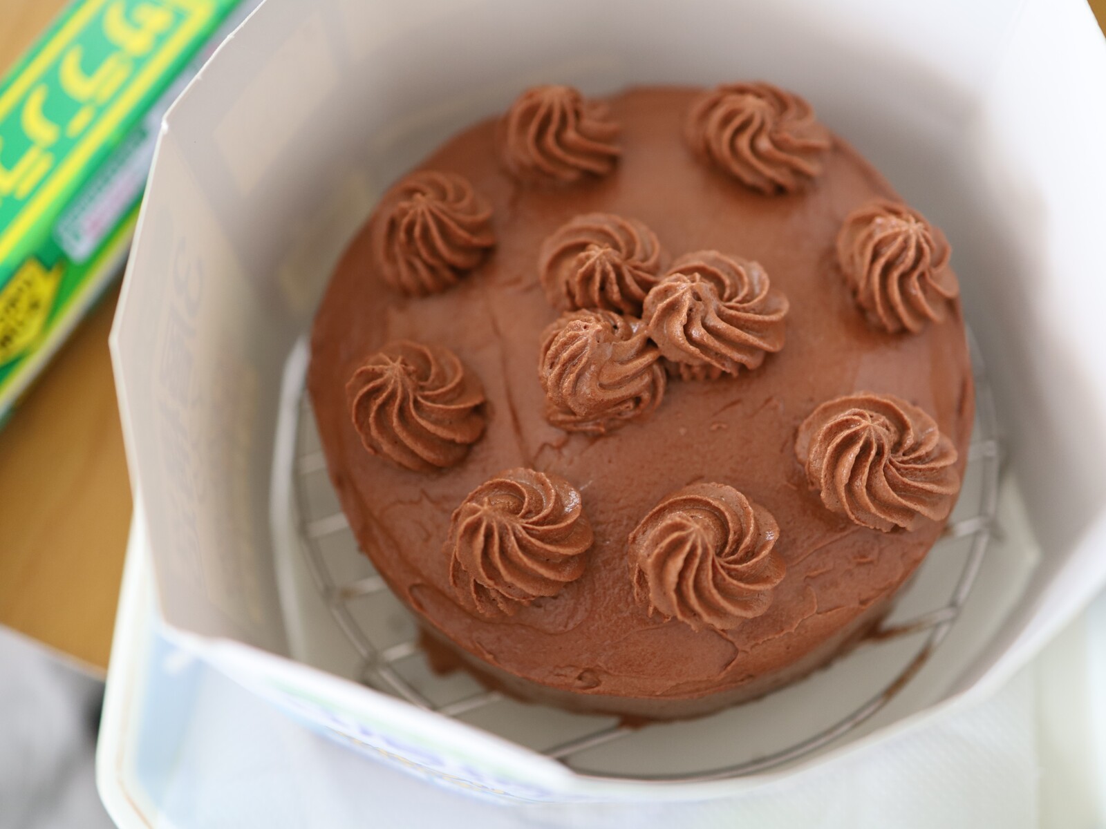 ホットケーキミックスで簡単本格 ガトーショコラ デコレーションokのチョコレートケーキ めろんカフェ Powered By ライブドアブログ