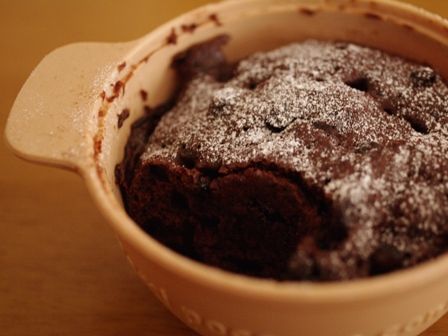ダブルショコラのレンジケーキ03