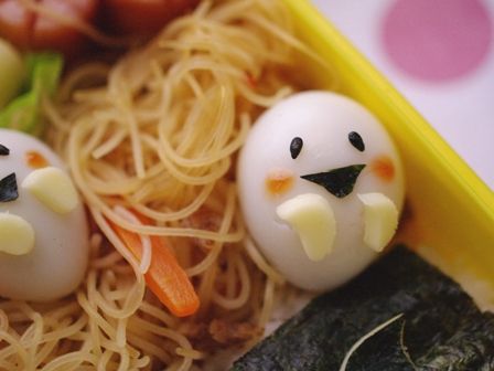ハロウィンのオバケ&コウモリ弁当05
