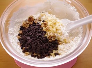 チョコとクルミの簡単さくさくクッキー03