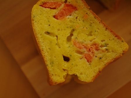 サーモンとパセリの簡単本格ケークサレa