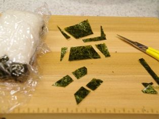 簡単おにぎりパトカーのお弁当j