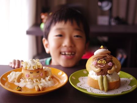 プリンちゃんとモンブランばあば02