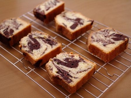 ココアマーブルのパウンドケーキ01