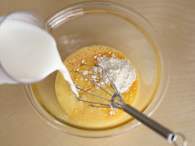 ホットケーキミックスとレンジで簡単おやつプリンレシピ02