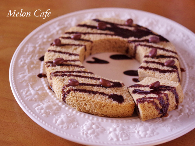 レンジで簡単カフェモカケーキ