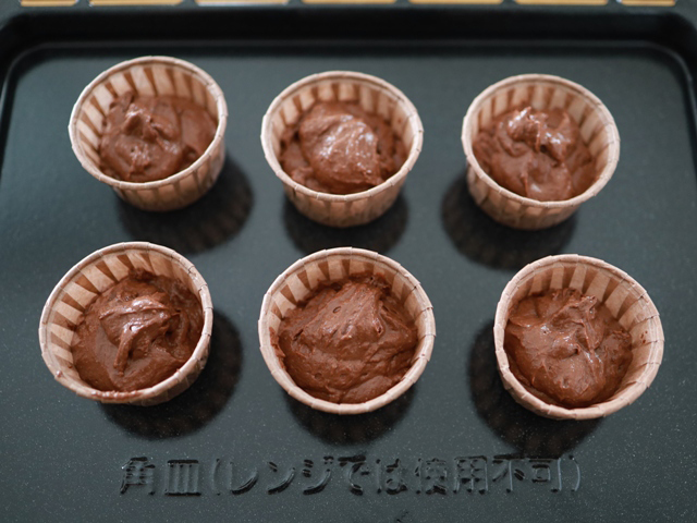 ホットケーキミックスと豆腐のココアマフィン07