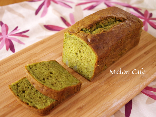 ホットケーキミックスで本格抹茶と栗のパウンドケーキ01