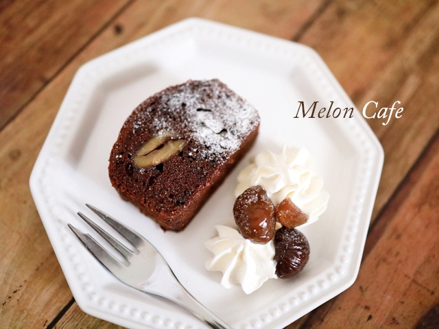 栗とチョコチップのココアパウンドケーキ 混ぜていって焼くだけ簡単ケーキ めろんカフェ Powered By ライブドアブログ
