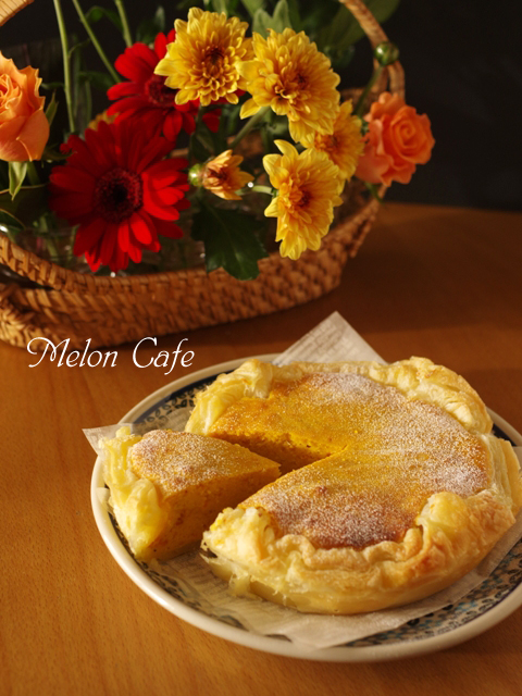 ホットケーキミックスで簡単かぼちゃチーズケーキ