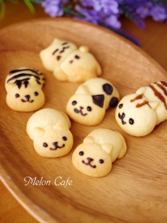 簡単ねこあつめ風クッキー07a
