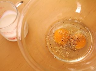 サーモンとブロッコリーの簡単キッシュ07