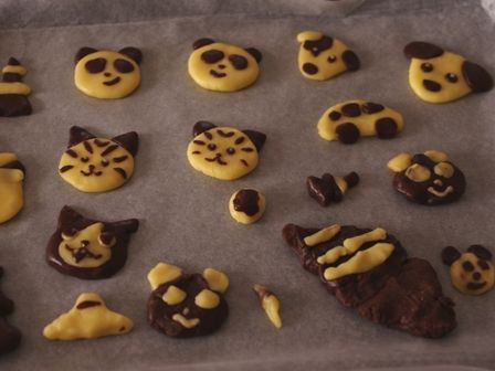 ホットケーキミックスでつくる簡単2色デコクッキー08