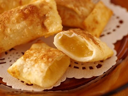 餃子の皮で超簡単アップルパイ00