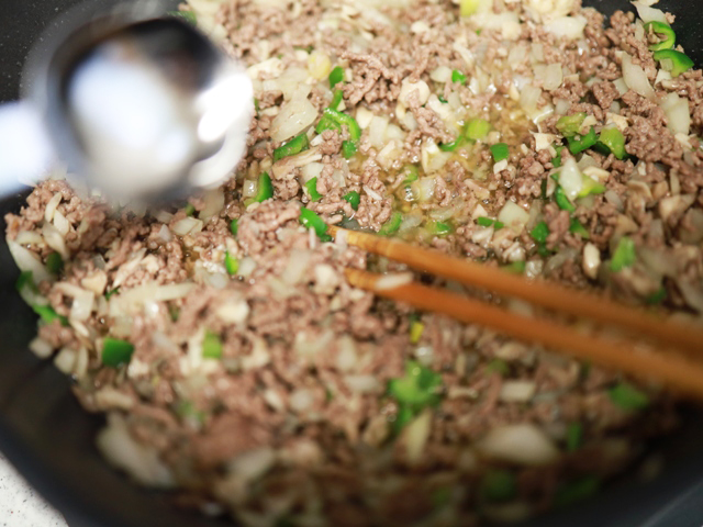市販のルゥで簡単ドライカレー02