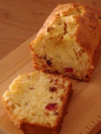 フルーツぎっしりパウンドケーキ(レシピ)