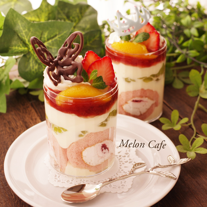 ひなまつりに 簡単かわいいグラスケーキ めろんカフェ Powered By ライブドアブログ