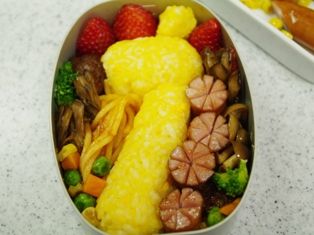 首がなが~い♪きりんさんの弁当配置