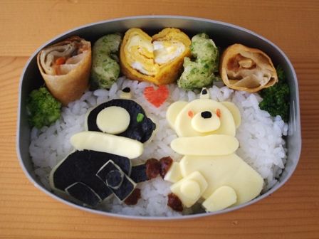 ラッテとマカロンの仲良し弁当