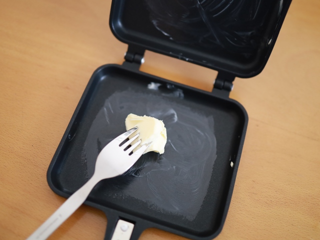 キャンプ行きたい希望こめて豚まん焼き04