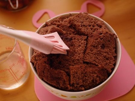 ガナッシュチョコレートでつくるオトナのとろけるドームケーキ09