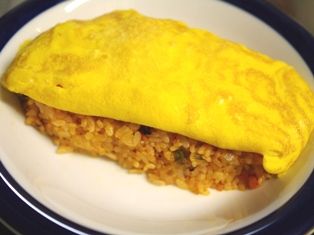 スパイスとデミグラスソースのオムライス10