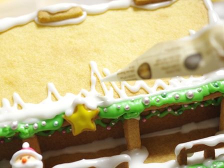 2015クリスマスのヘクセンハウスお菓子の家10
