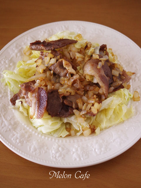キャベツと豚肉のあったかサラダ