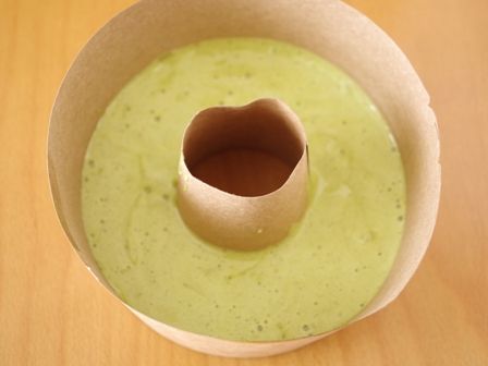 レンジで簡単ホットケーキミックスの抹茶シフォンケーキ白あんサンド03