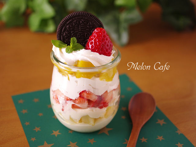 カラフルなフルーツの層 はちみつクリームチーズのジャーケーキ 簡単ひんやりおやつ スモアのお話 めろんカフェ Powered By ライブドアブログ