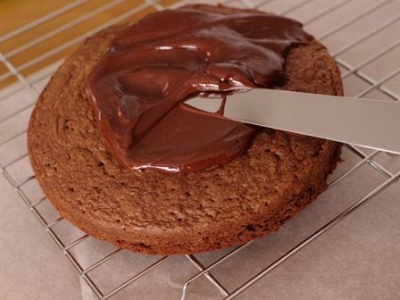 簡単手順で本格ガトーオショコラのクリスマスケーキ08