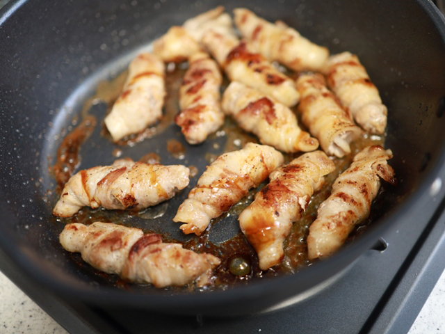 豚バラ肉の巻き焼き08