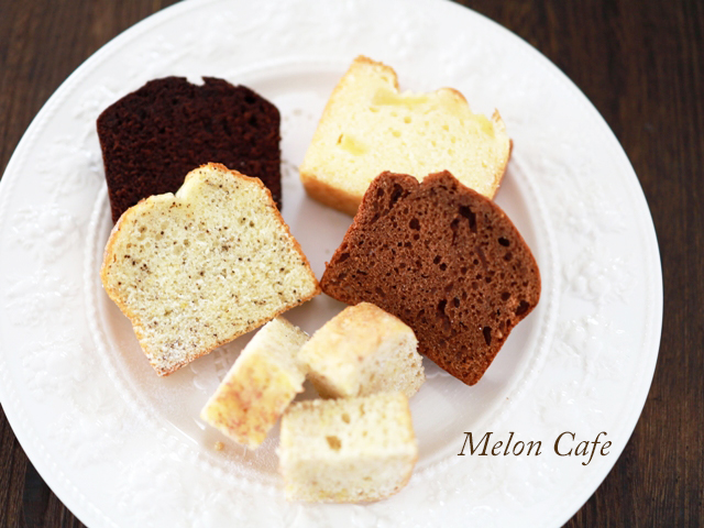 ホットケーキミックスのパウンドケーキ5種