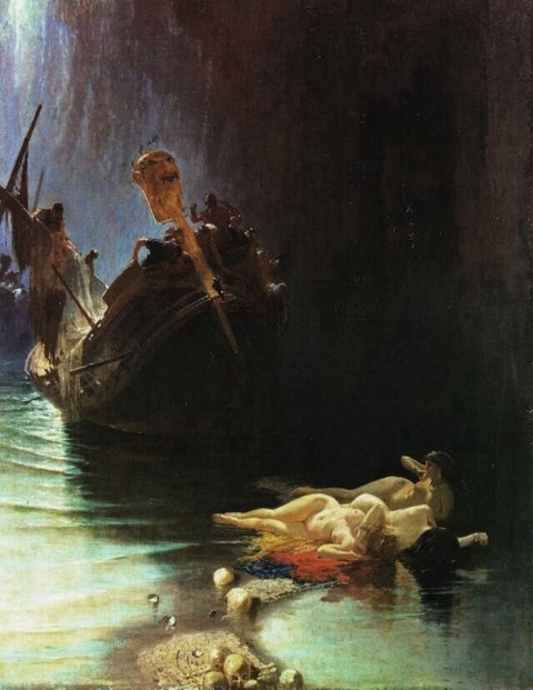Legend of the Sirens - by Eduardo Dalbono, 19th century